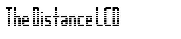 The Distance LCD字体