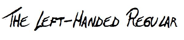 The Left-Handed Regular字体