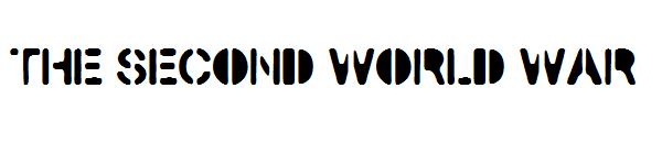 The Second World War字体