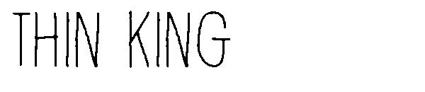 Thin king字体