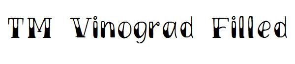 TM Vinograd Filled字体