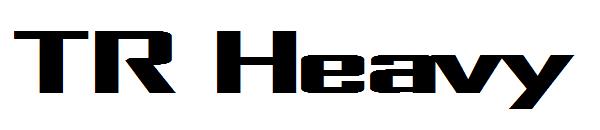 TR Heavy字体