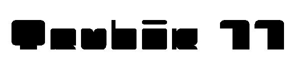 Trubik 77字体