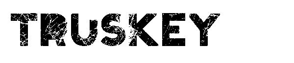Truskey字体