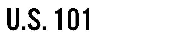 U.S. 101字体