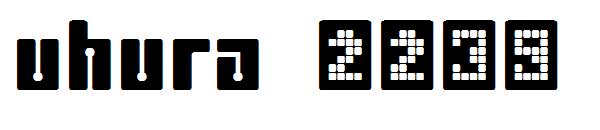 Uhura 2239字体