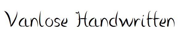 Vanlose Handwritten字体