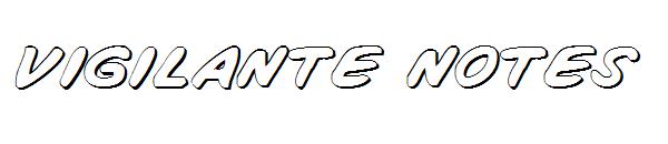 Vigilante Notes字体