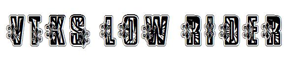 VTKS Low Rider字体