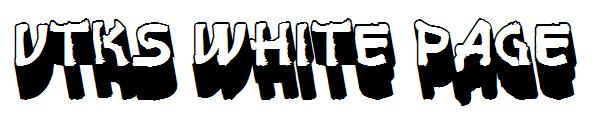 VTKS White Page字体