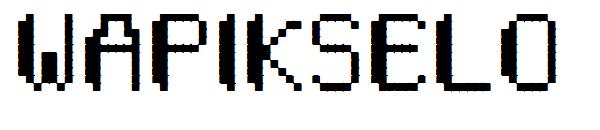 Wapikselo字体