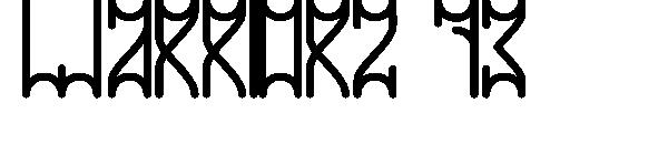 Warriorz 73字体