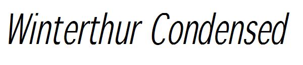 Winterthur Condensed字体