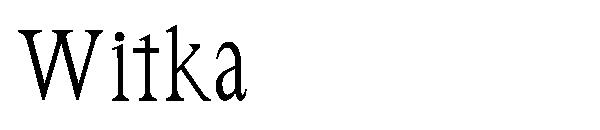 Witka字体