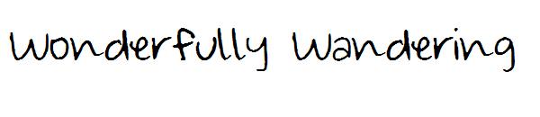 Wonderfully Wandering字体