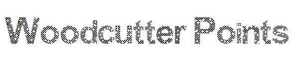 Woodcutter Points字体