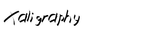 Xaligraphy字体
