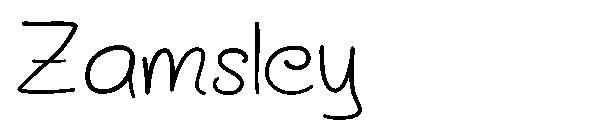 Zamsley字体