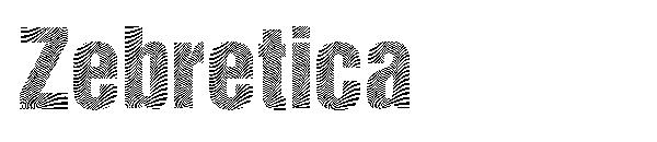 Zebretica字体