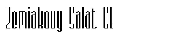 Zemiakovy Salat CE字体