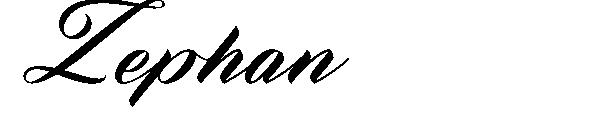 Zephan字体