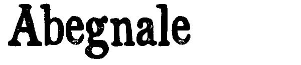Abegnale字体