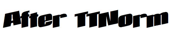 After TTNorm字体