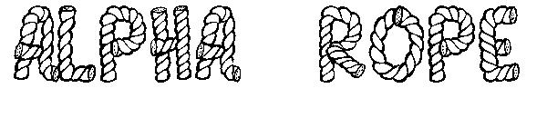 Alpha Rope字体