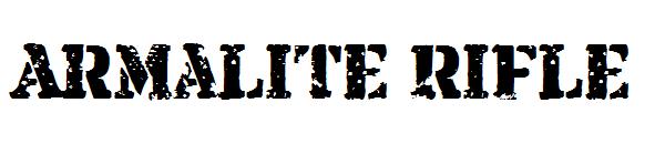 Armalite Rifle字体