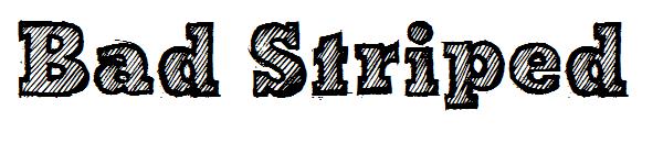Bad Striped字体