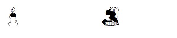 Birthday Digits字体