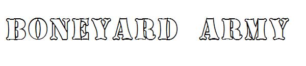 Boneyard Army字体