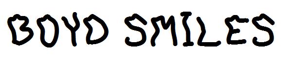 Boyd Smiles字体