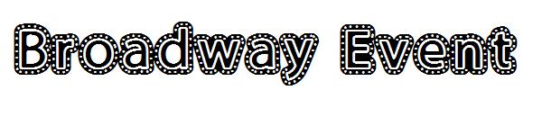 Broadway Event字体