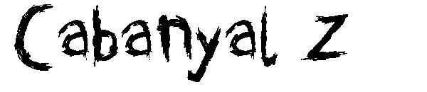 Cabanyal Z字体