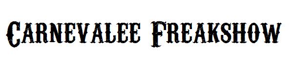 Carnevalee Freakshow字体