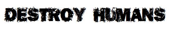 Destroy Humans字体