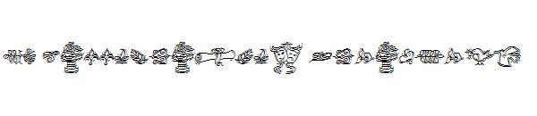 DF Calligraphic Ornaments字体