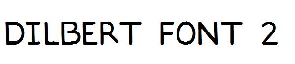 Dilbert font 2字体