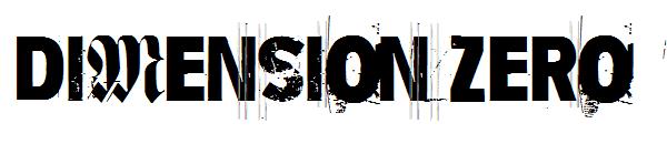 Dimension Zero字体