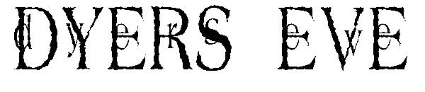 Dyers Eve字体