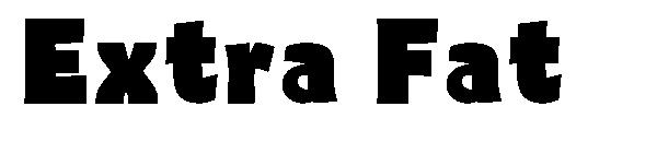 Extra Fat字体
