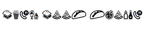Fast Food Icons字体