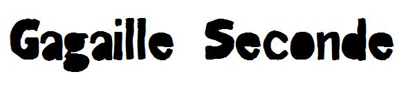 Gagaille Seconde字体