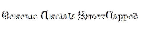 Generic Uncials SnowCapped字体