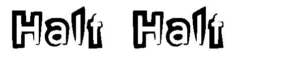 Half Half字体