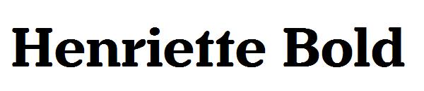 Henriette Bold字体
