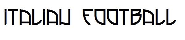 Italian Football字体
