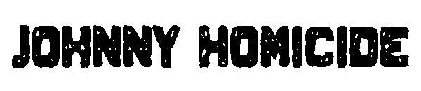 Johnny Homicide字体