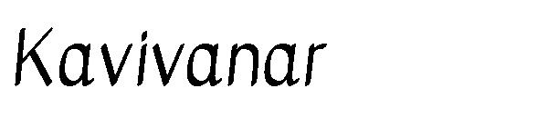 Kavivanar字体